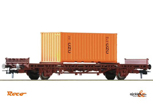 Roco 76986 Open Car+Container SNCF