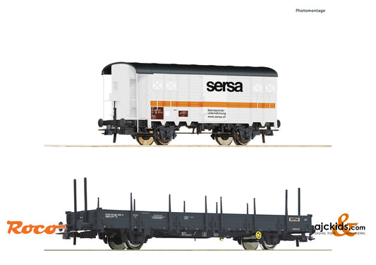 Roco 77043 -2 piece set: Track maintenance train, SERSA