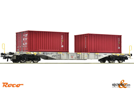 Roco 77345 - Container carrier wagon, AAE, EAN: 9005033773458