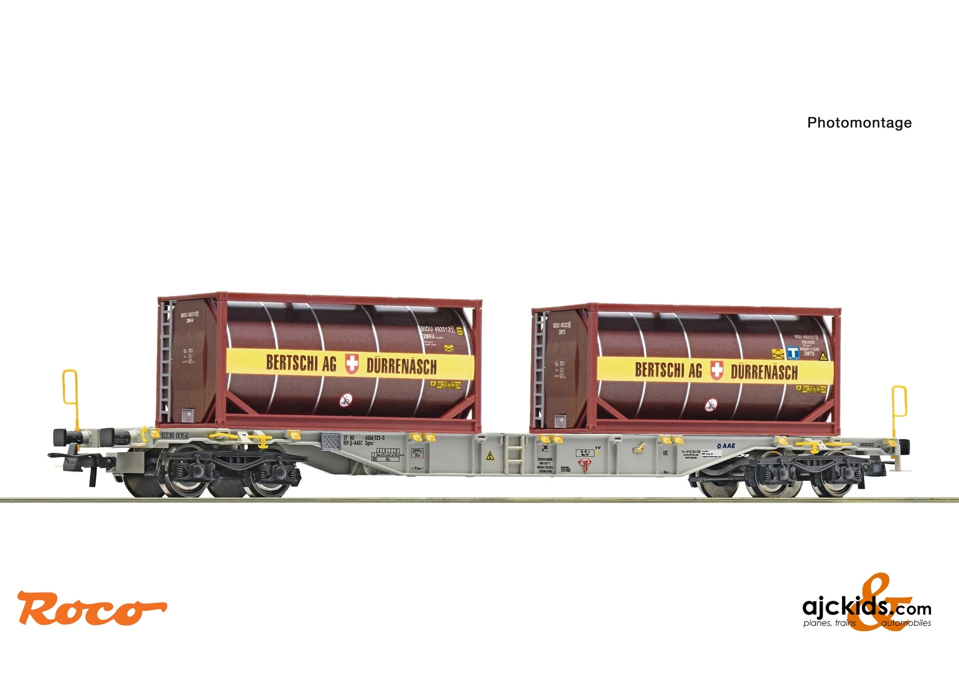 Roco 77346 - Container carrier wagon, SBB, EAN: 9005033773465