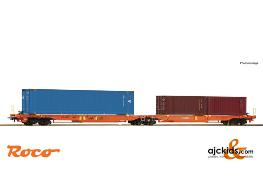 Roco 77360 - Articulated double pocket wagon