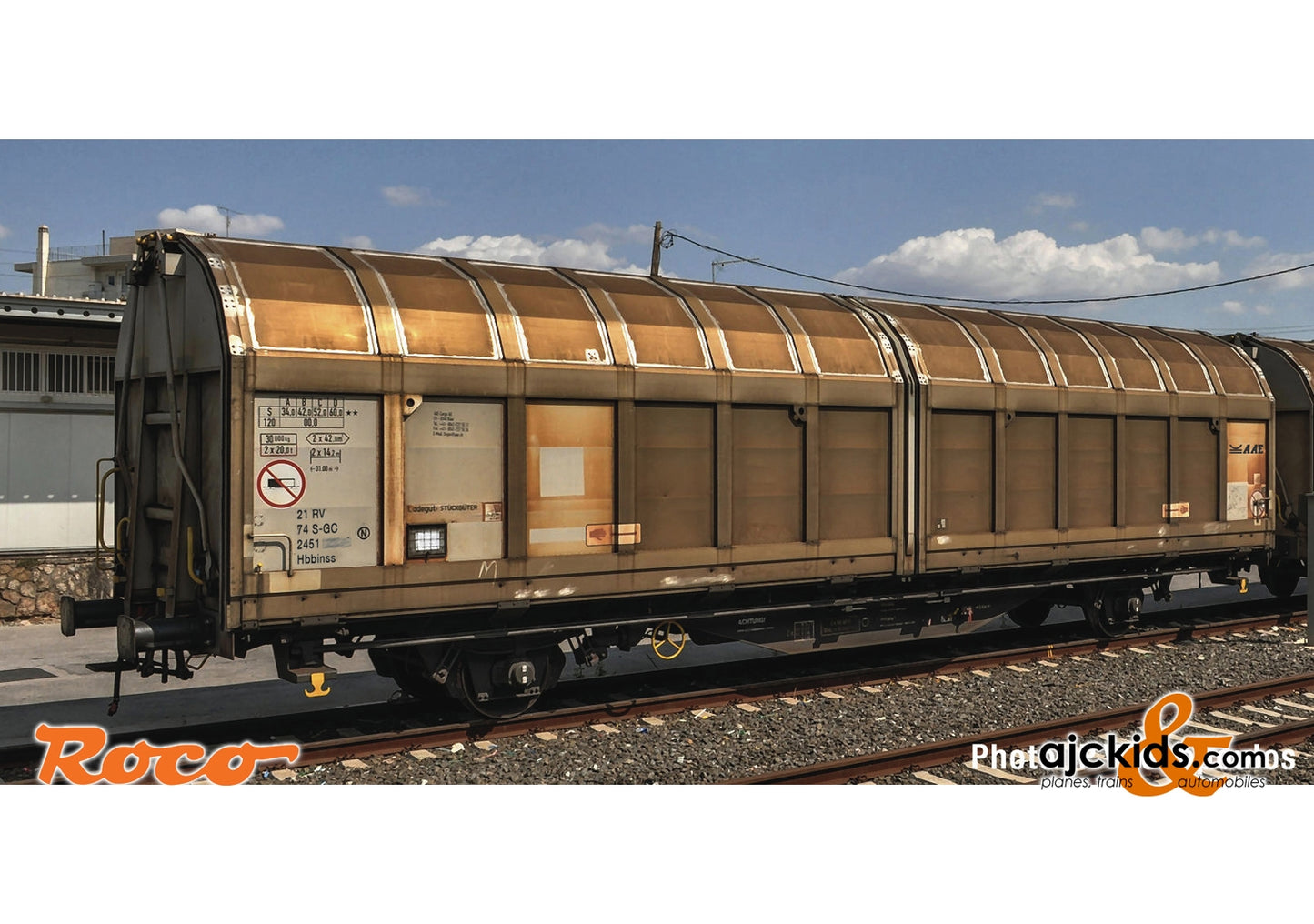 Roco 77490 - Sliding wall wagon