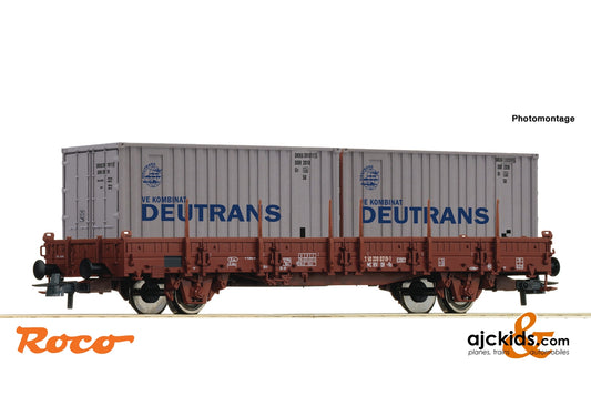 Roco 77675 - Swing stake wagon + Deutrans
