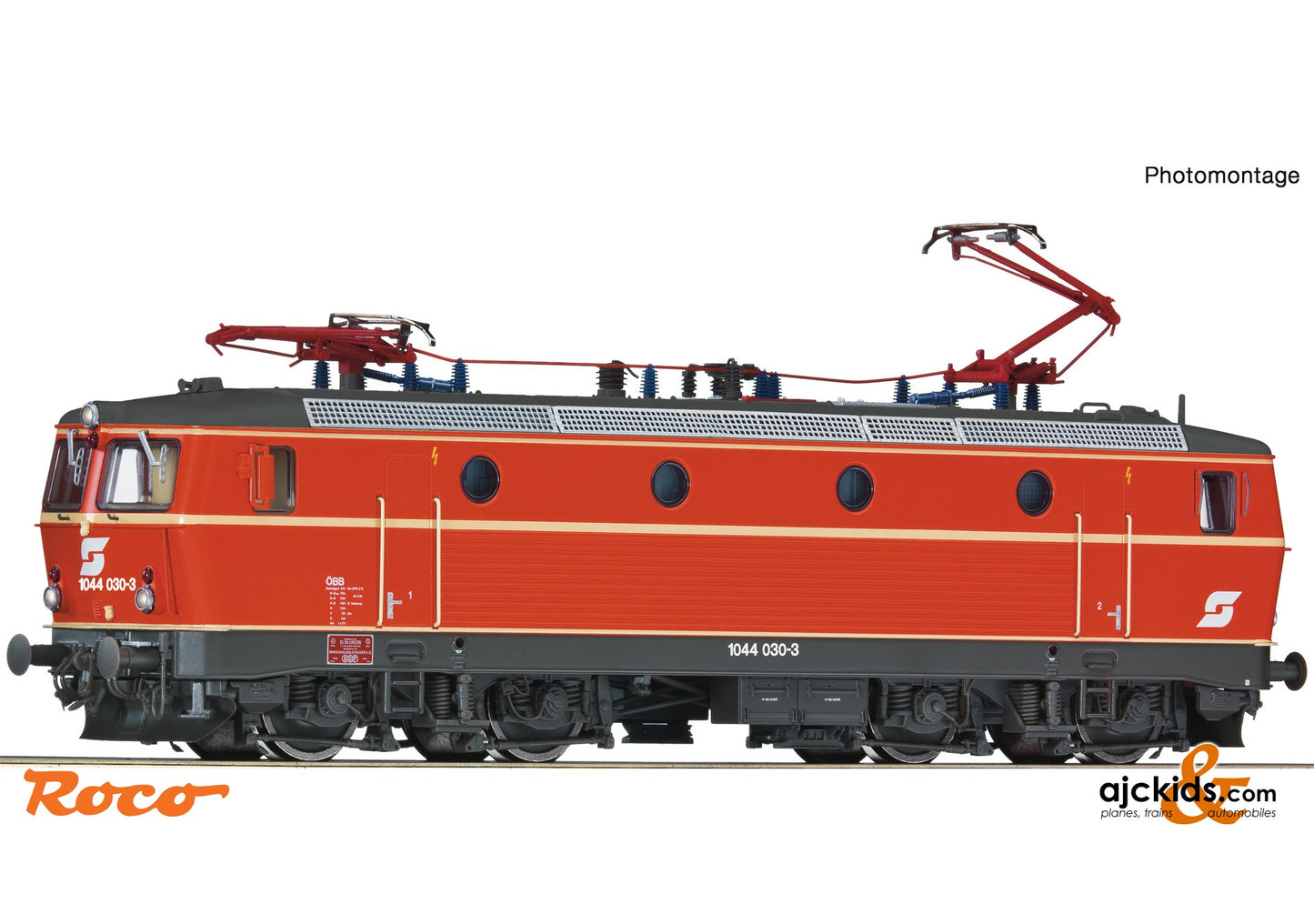 Roco 78432 -Electric locomotive 1044 030-3, Railroad_ÖBB - Austrian Railways, Country_Austria