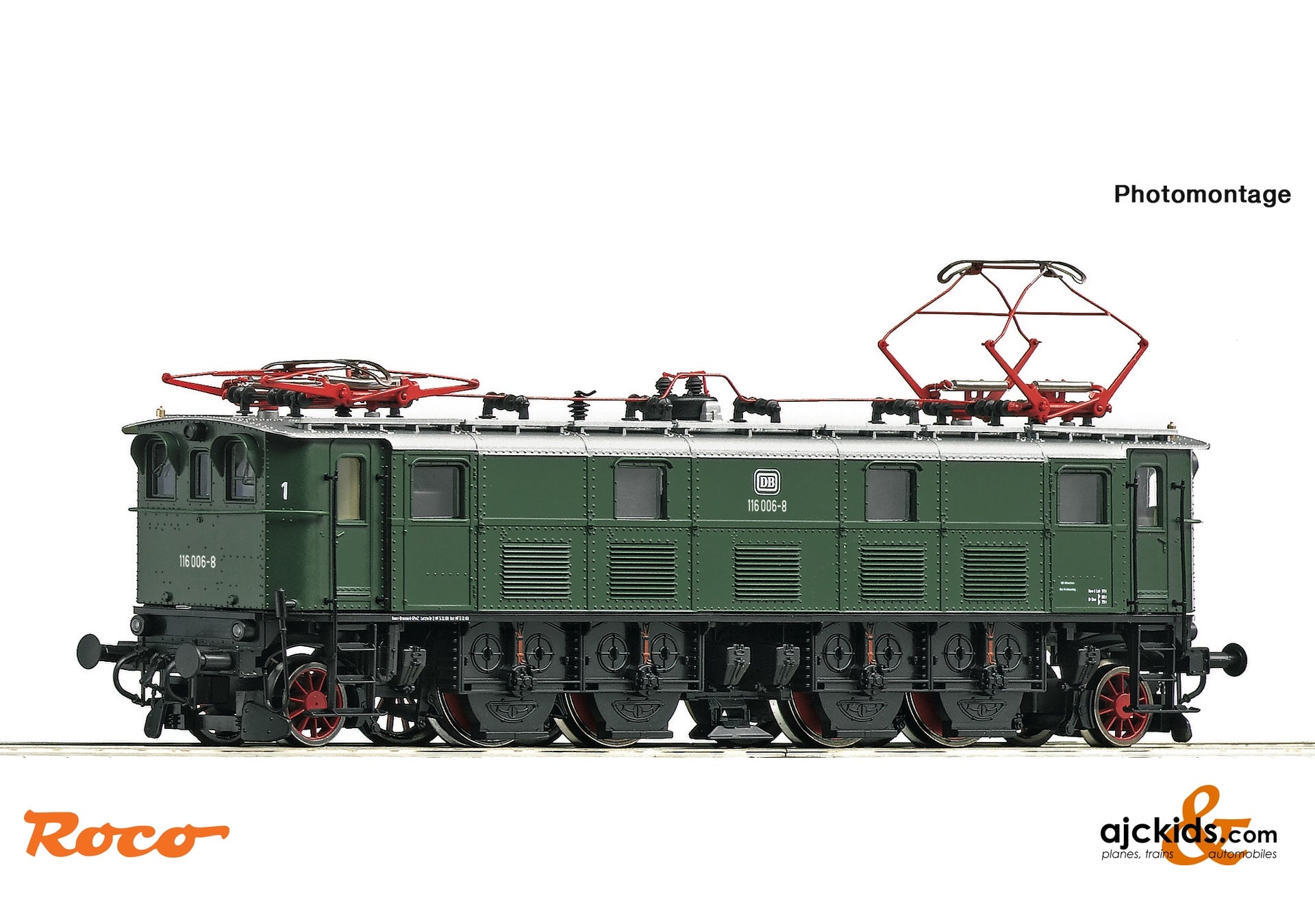 Roco 78463 - Electric locomotive BR 116, DB at Ajckids.com