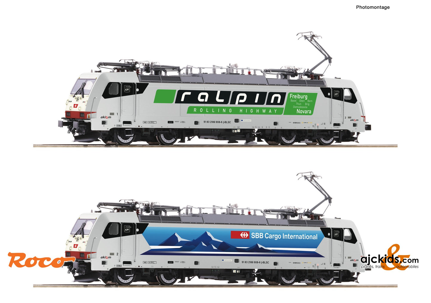 Roco 78652 -Electric locomotive 186 908-6, SBB/RAlpin