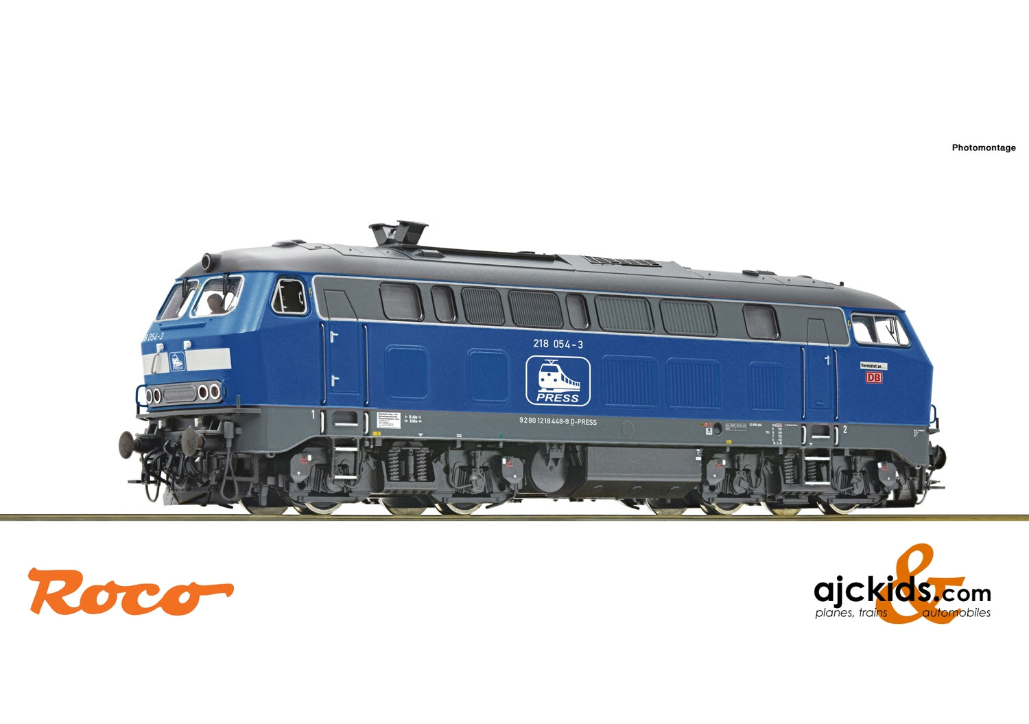 Roco 78755 - Diesel locomotive 218 (AC Sound) at Ajckids.com