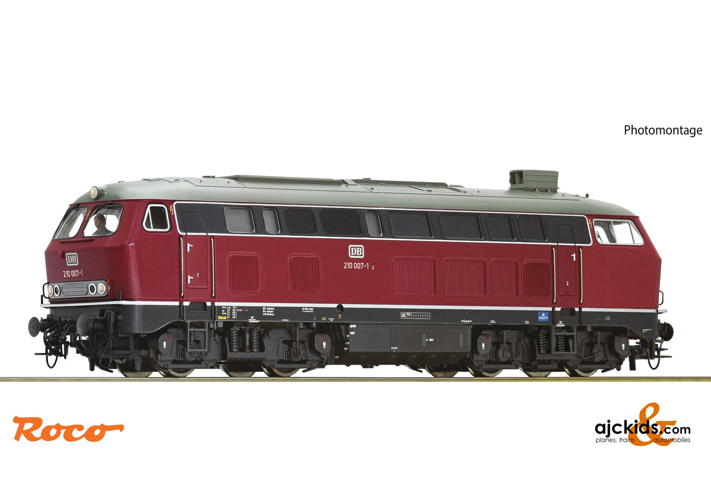 Roco 78765 -Diesel locomotive 210 007-1, DB