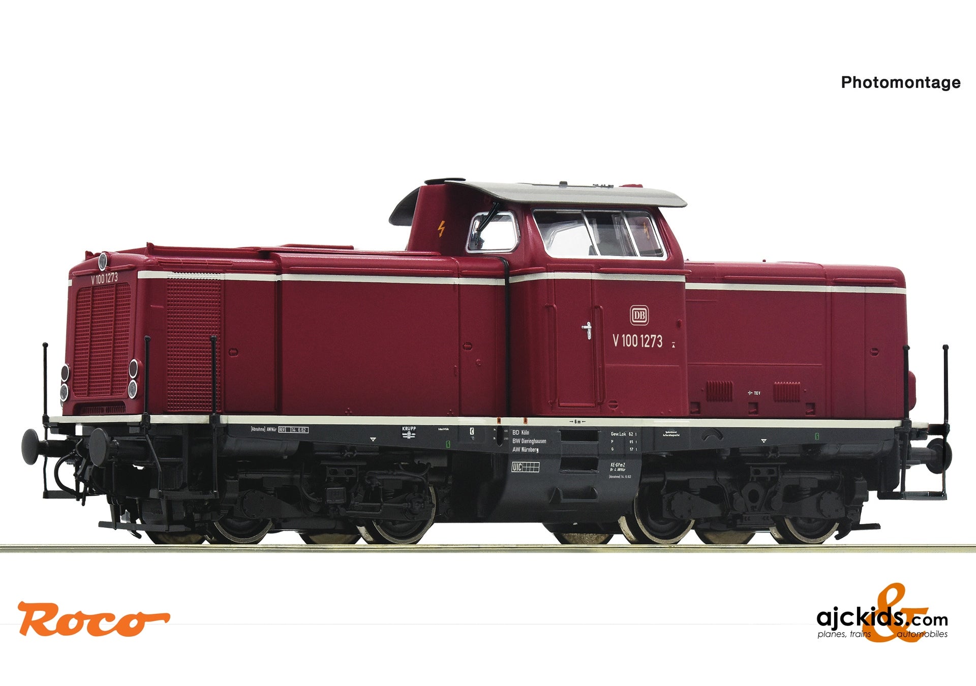 Roco 78980 - Diesel locomotive V 100 1273, DB at Ajckids.com