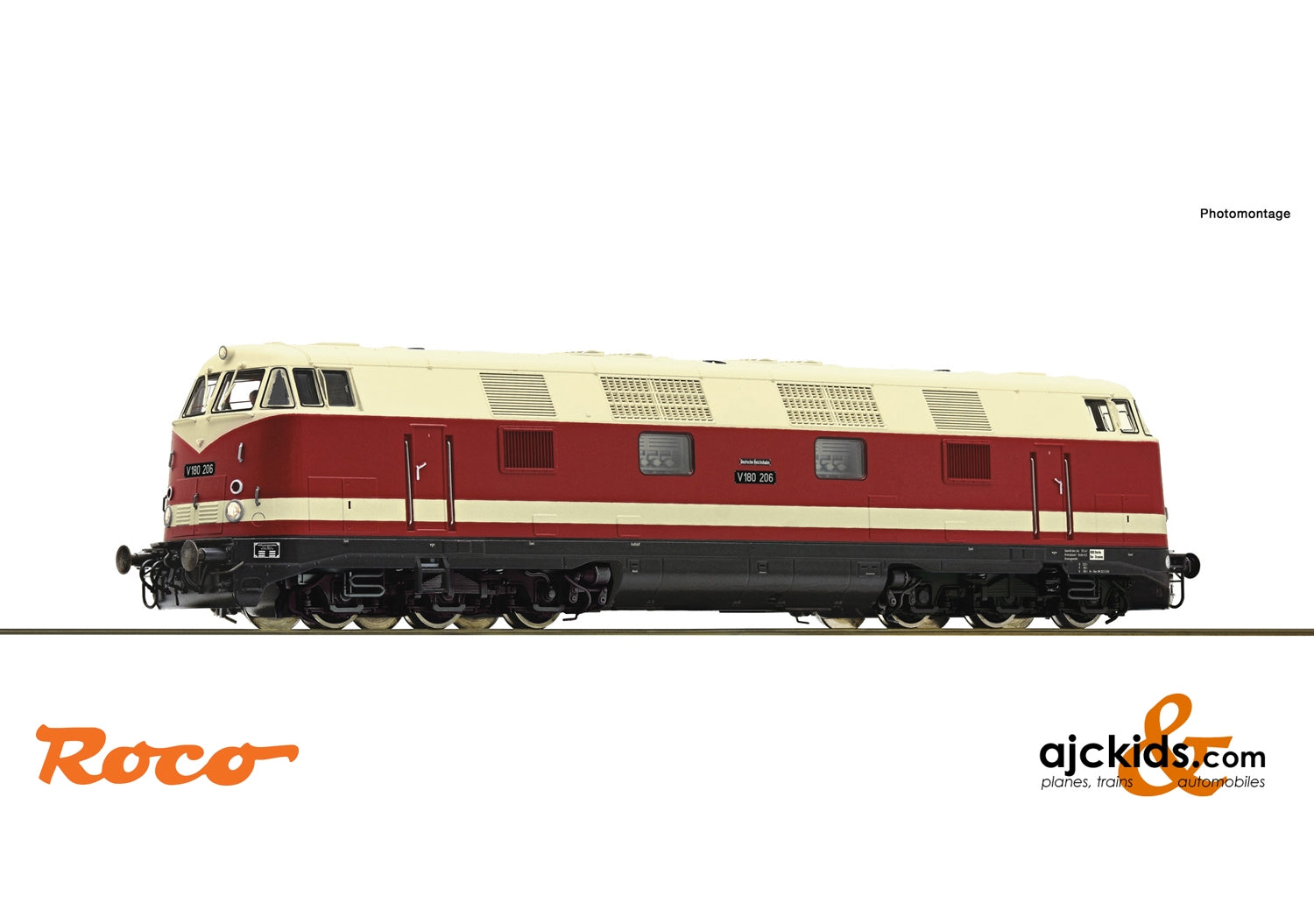 Roco 79047 - Diesel locomotive V 180 206 (AC Sound) at Ajckids.com