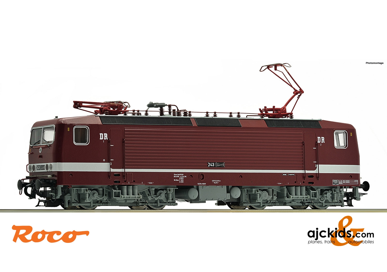 74096 Roco Roco 79063 - Electric locomotive 243 591-5 at Ajckids.com