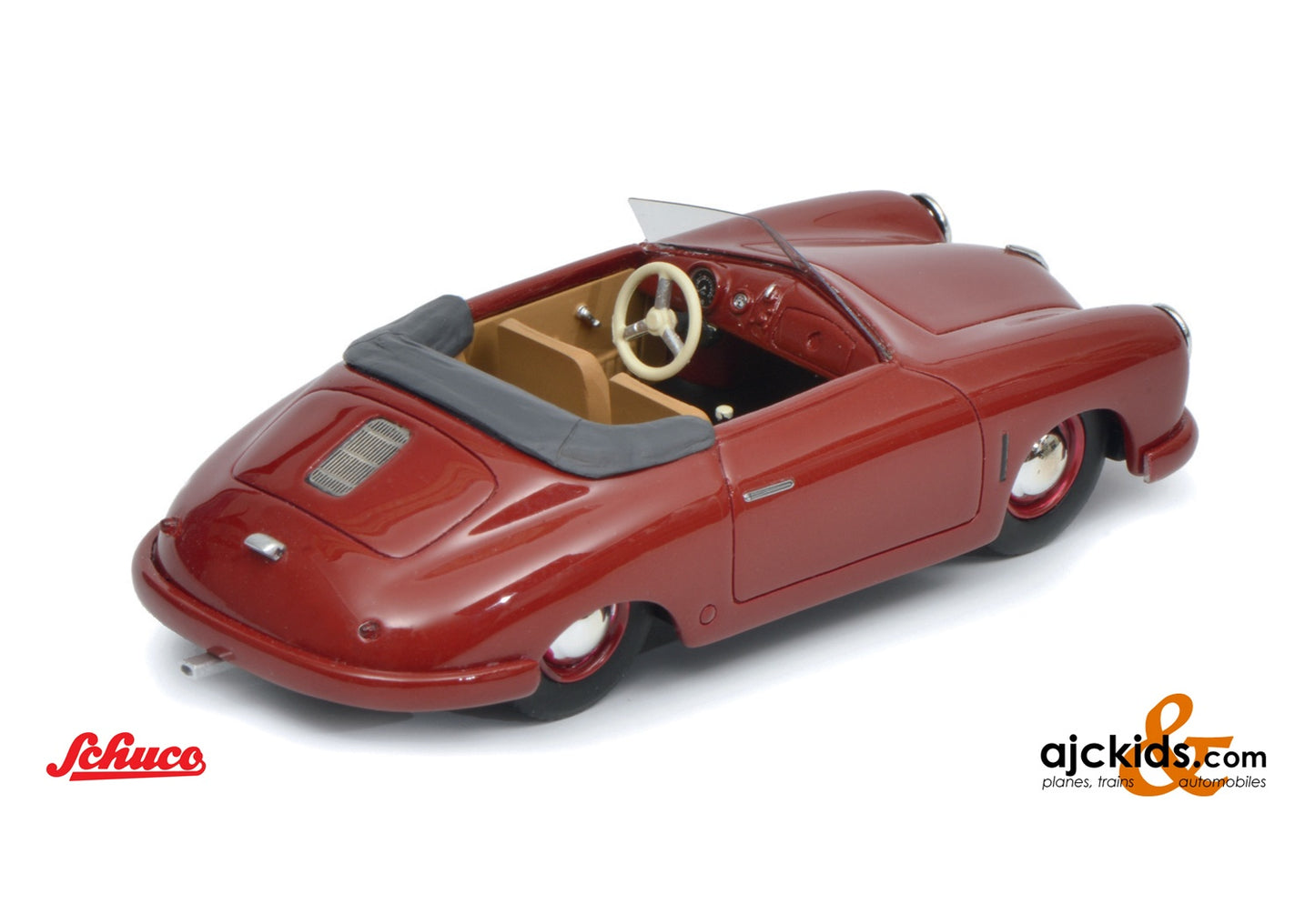 Schuco 450025800 - Porsche 356 Gmünd red 1:18