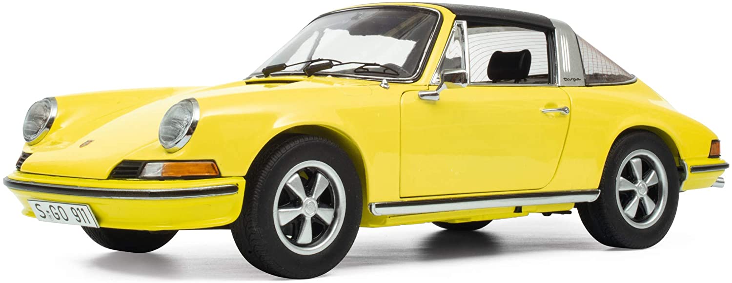 Schuco 450036400 Porsche 911 S Targa, yellow 1:18 (Limited Edition