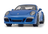 Schuco 450039700 - Porsche GTS Coupé blue 1:18 EAN: 4007864057894, at Ajckids.com, authorized Schuco dealer for the USA.