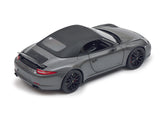 Schuco 450039800 - Porsche GTS Cabrio grau 1:18 EAN: 4007864057924, at Ajckids.com, authorized Schuco dealer for the USA.