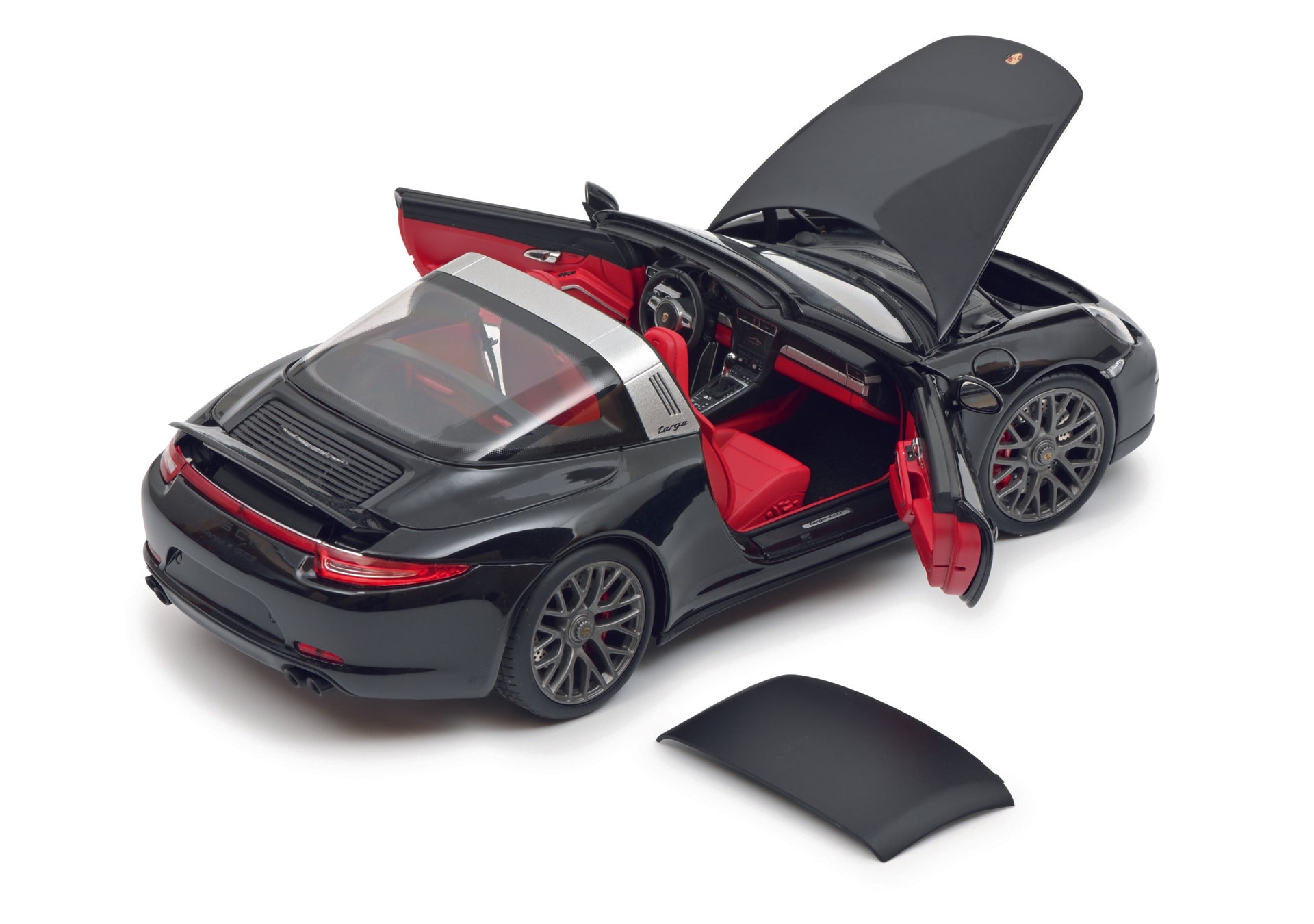 Schuco 450039900 Porsche 911 4 GTS Targa black 1:18 – Ajckids