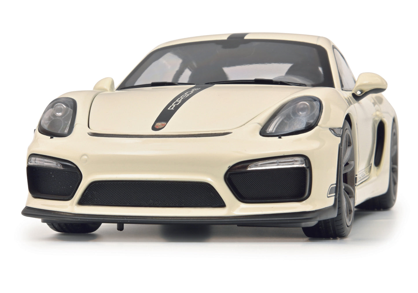 Schuco 450040500 - Porsche Cayman GT4 white 1:18 EAN: 4007864057566, at Ajckids.com, authorized Schuco dealer for the USA.