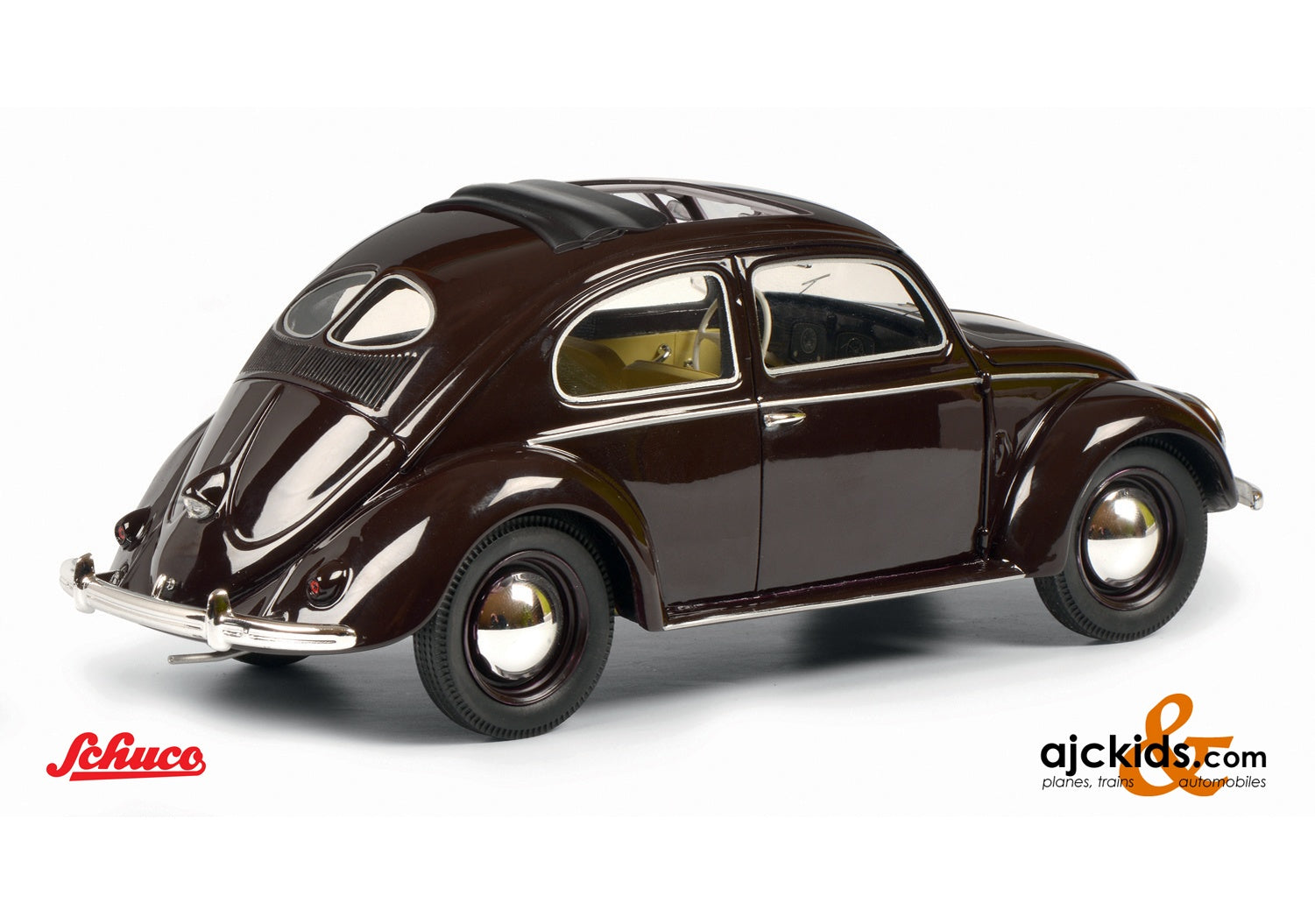 Schuco 450268400 VW Brezel Beetle bordeaux red 1:43 – Ajckids