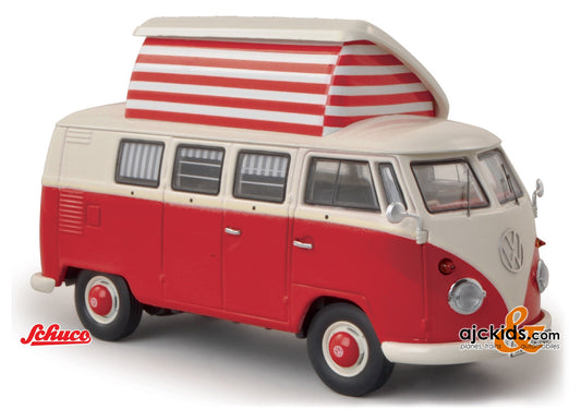 Schuco 450377900 - VW T1b Camper red/beige 1:43