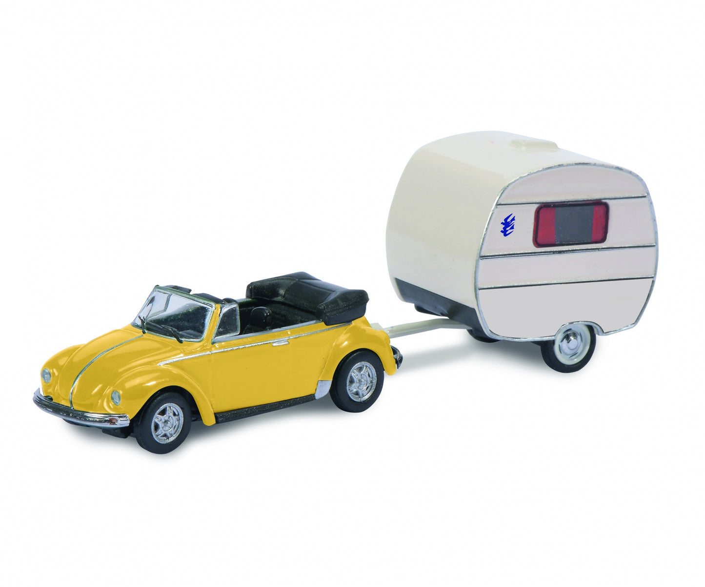 Schuco 452651300 - VW Beetle w. caravan 1:87