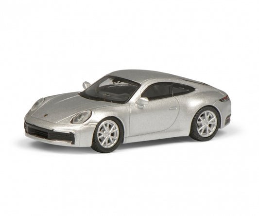 Schuco 452653600 - Porsche 911, silver 1:87