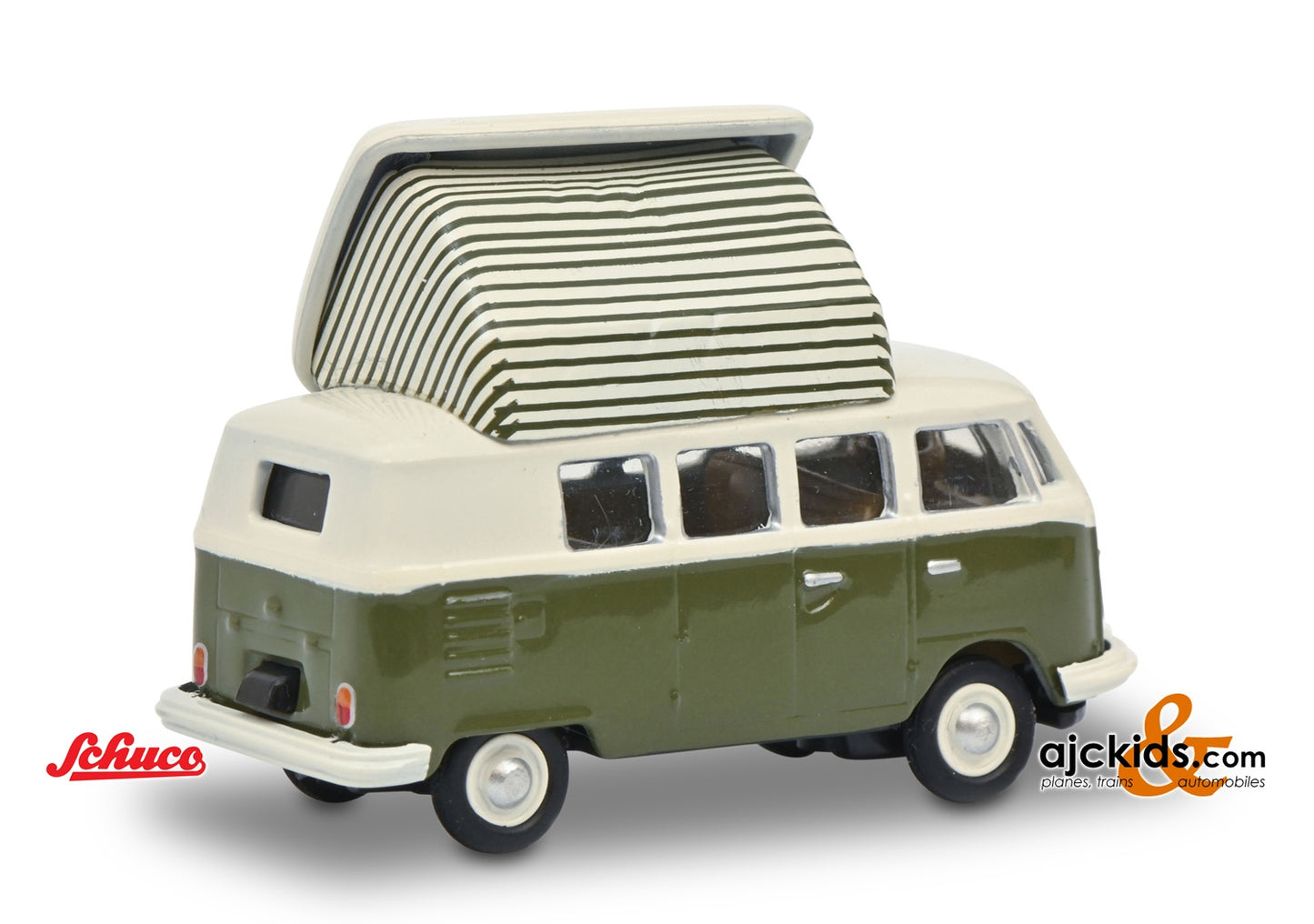 Schuco 452660400 - VW T1c Campingbus green/white 1:87