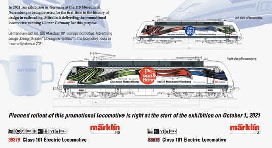 Marklin 88678 - Elektrolokomotive BR 101, Design & Bahn,