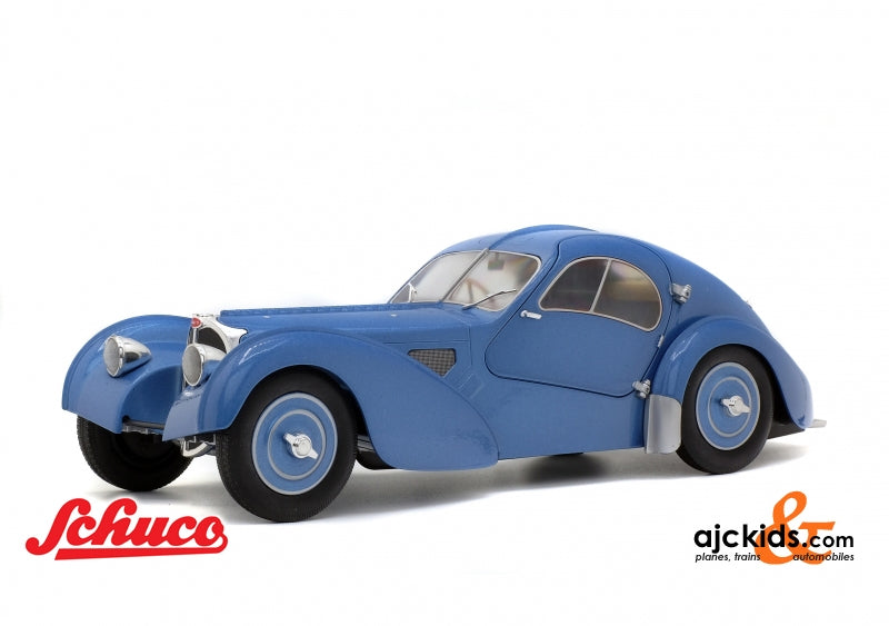 Solido-421184560 - 1:18 Bugatti Atlantic blau