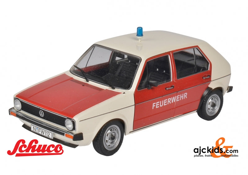 Solido-421184620 - 1:18 VW Golf  Feuerwehr