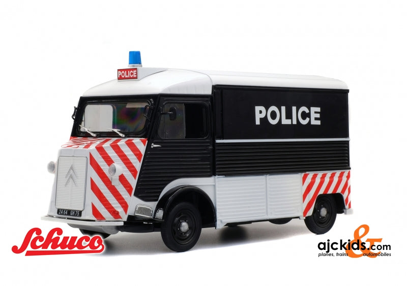 Solido-421184720 - 1:18 Citroen HY POLICE (1969)