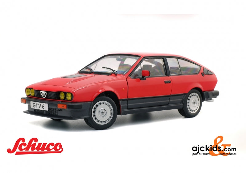 Solido-421184800 - 1:18 Alfa GTV6, rot, 1984