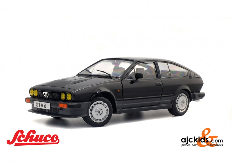 Solido-421184810 - 1:18 Alfa GTV6, schwarz, 1984