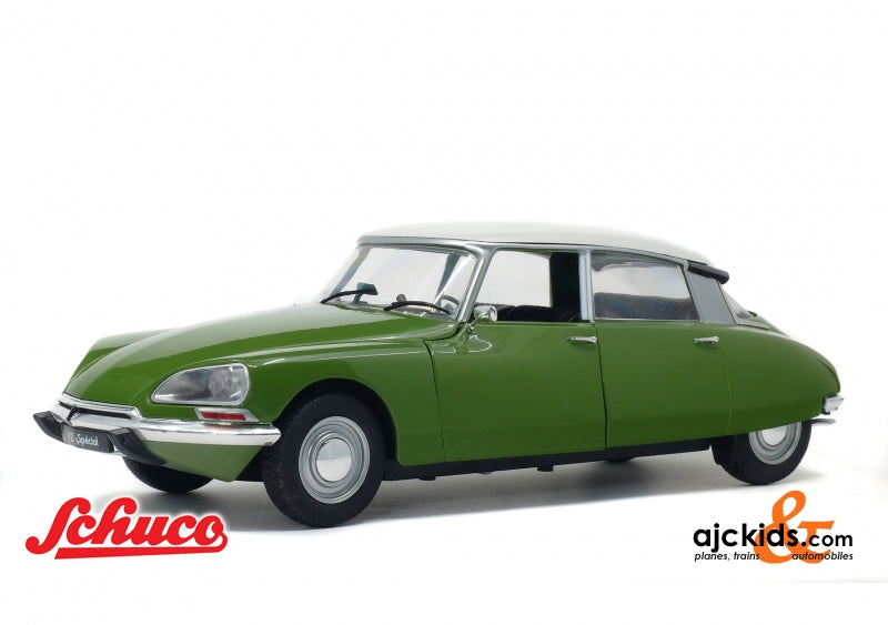 Solido-421184970 - 1:18 Citroen DS grün