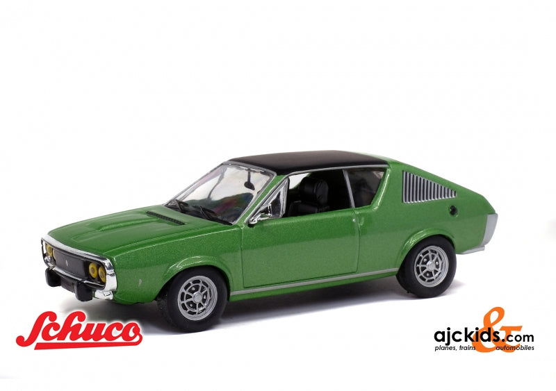 Solido-421436590 - 1:43 Renault 17, grün, 1974
