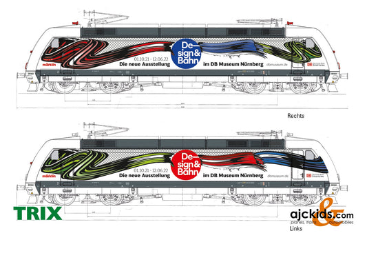 Trix 16087 - Class 101 Electric Locomotive, Design&Bahn