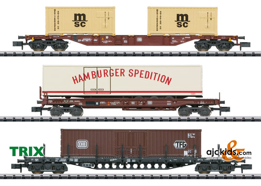 Trix 18702 - Container Service Freight Car Set