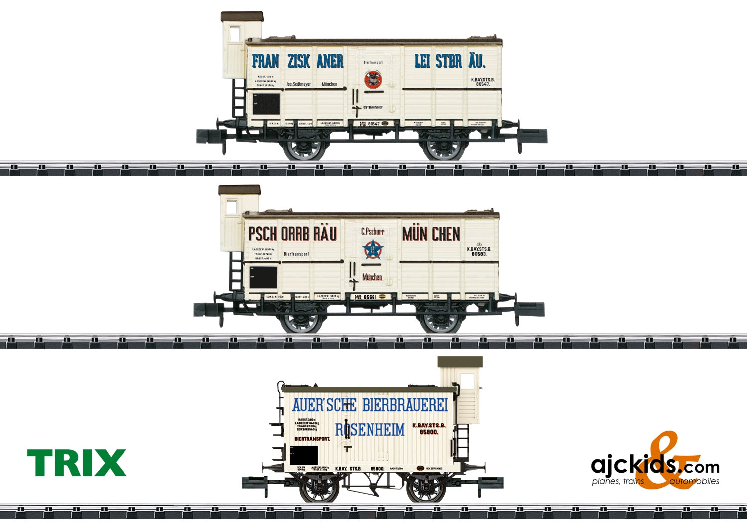 Trix 18726 - Beer Transport Freight Car Set