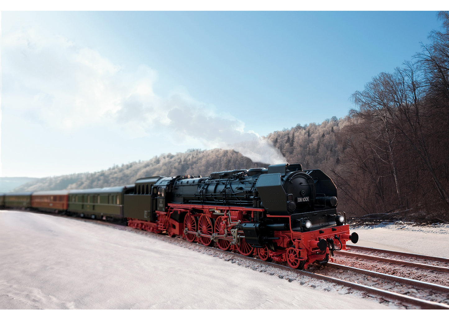 Trix 22912 - Class 08 Steam Locomotive (smoke, sound)