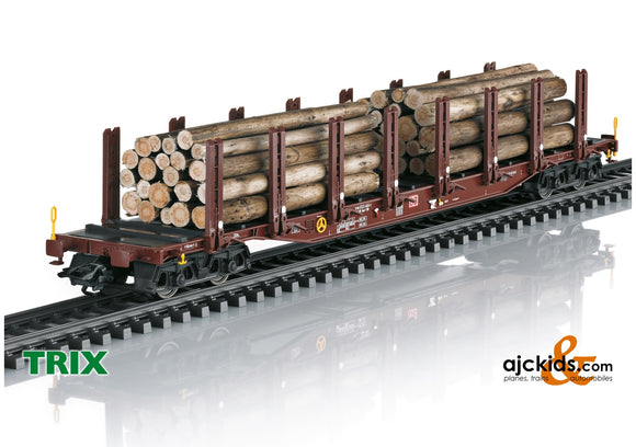 Trix 24146 - Wood Transport Stake Car Set