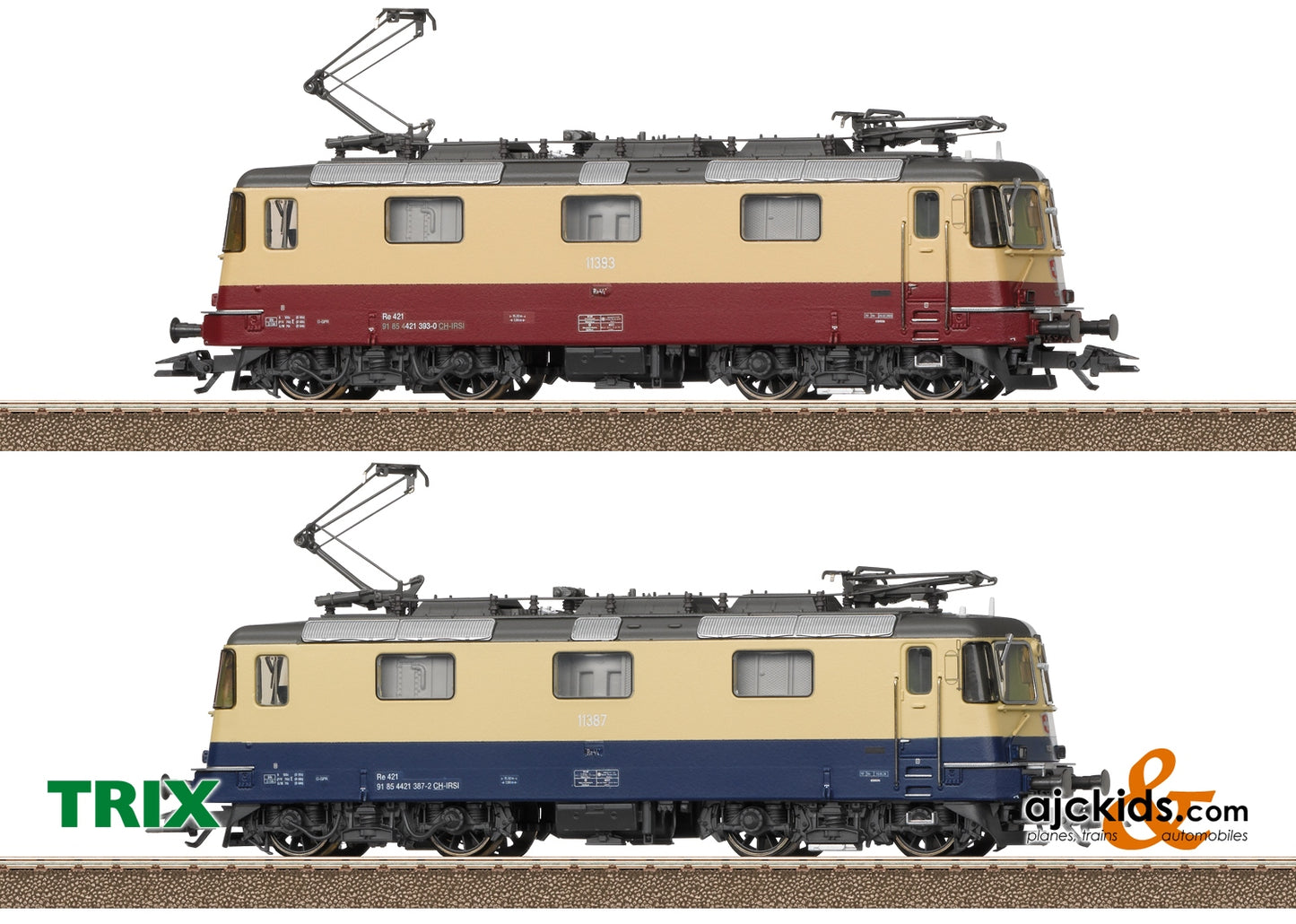 Trix 25100 - Class Re 421 Double Electric Locomotive Set