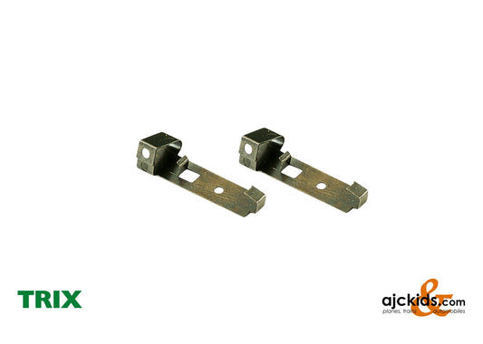 Trix 66554 - Two Feeder Clips, Single Conductor, for Track with Concrete Ties