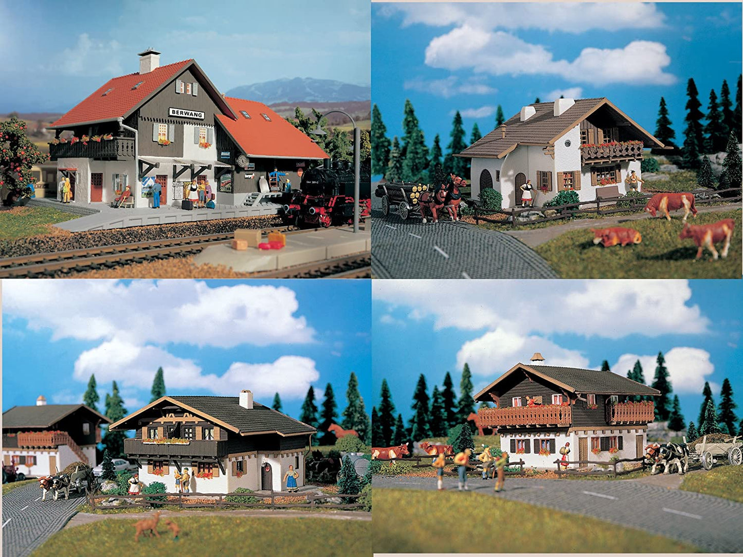 Vollmer 2920 - Station Alpine Village Set