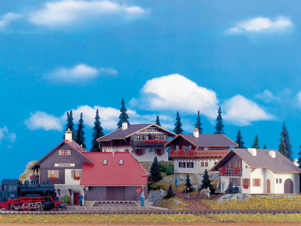 Vollmer 2920 - Station Alpine Village Set