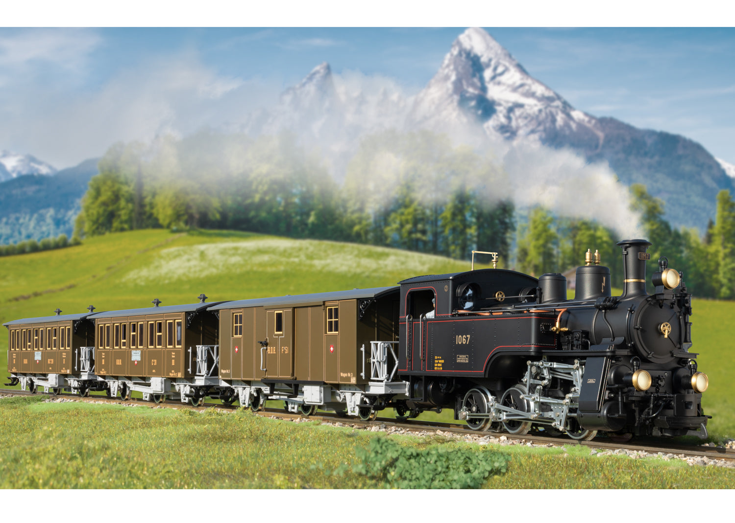 LGB 20275 - Ballenberg Steam Railroad Class HG 3/3 Steam