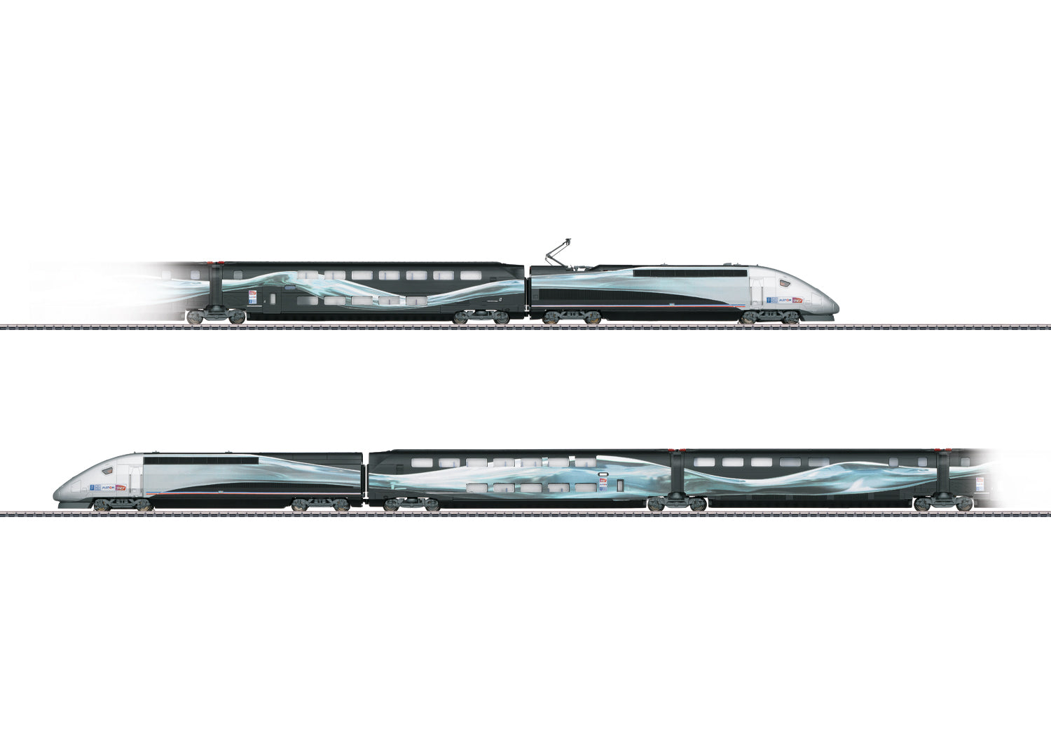 Marklin 37797 TGV POS Duplex V 150 High-Speed Train – Ajckids
