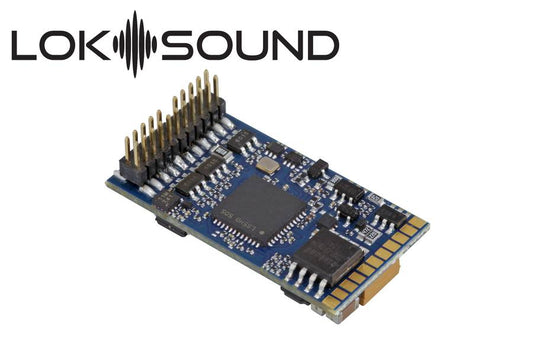 ESU 58412 - LokSound 5 DCC/MM/SX/M4 “Blank decoder”, PluX22, Retail, with Speaker 11x15mm, gauge: 0, H0