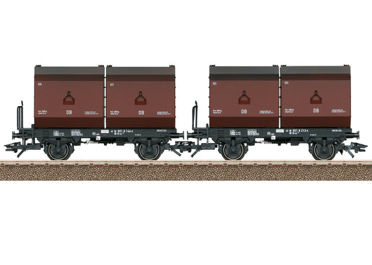 Trix 24175 - 2 Tubs Coking Coal Tub Transport Car Set