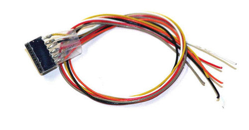 ESU 51951 - Cable harness with 6-pin plug acc. to NEM651, DCC cable colored, 30cm
