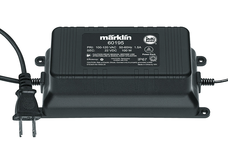 Marklin 60195 - Power Pack 120V/100 VA for LGB and 1-Gauge