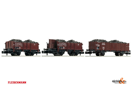 Fleischmann 820802 - 3piece set coal train DRB